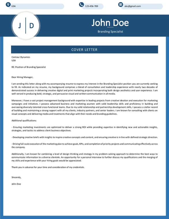 37197 tailor cover letter