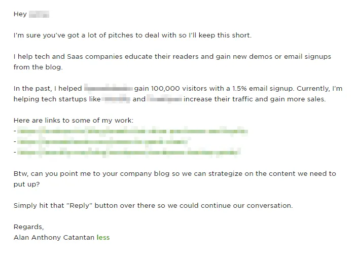 37201 freelance writer cover letter