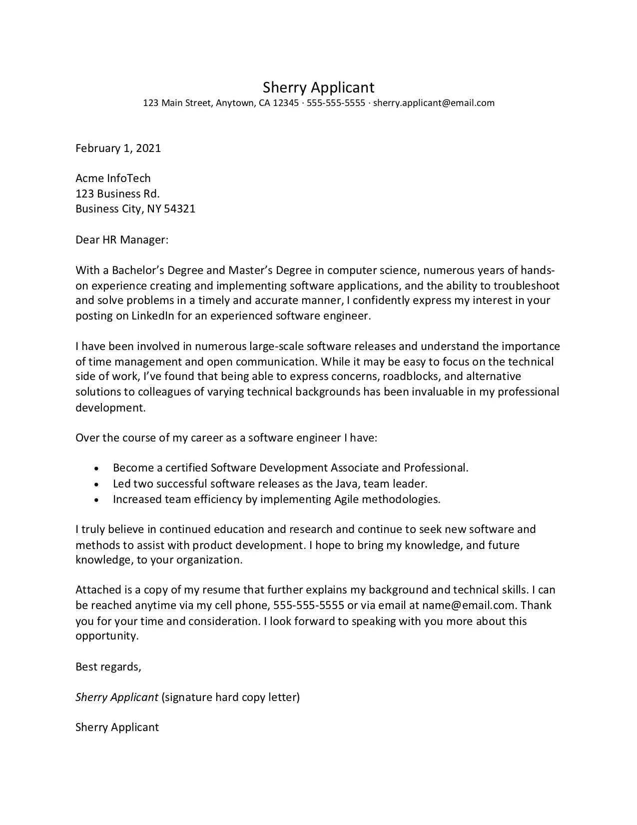 37208 tailoring cover letter