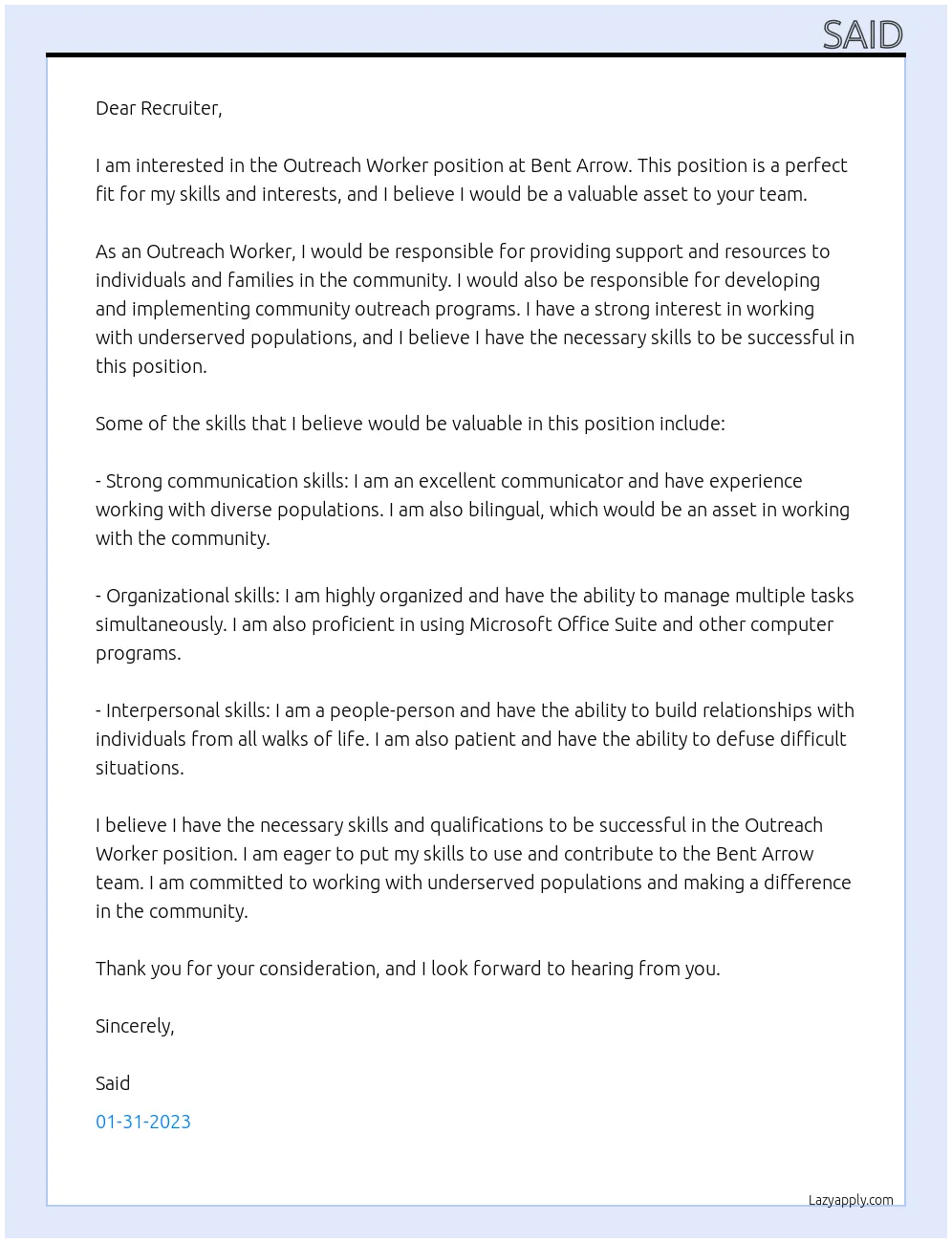 37211 outreach worker job responsibilities