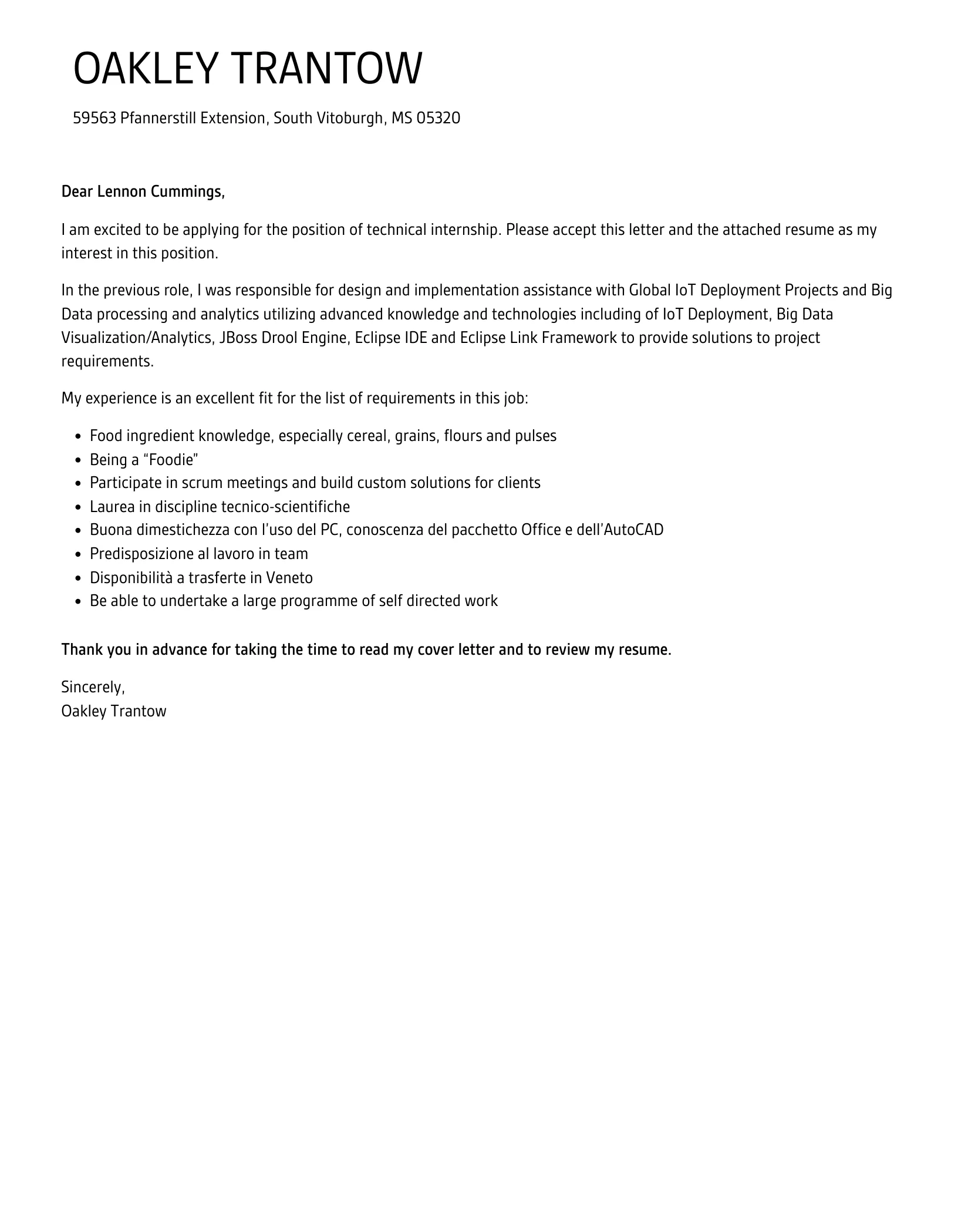 37213 quantify achievements cover letter