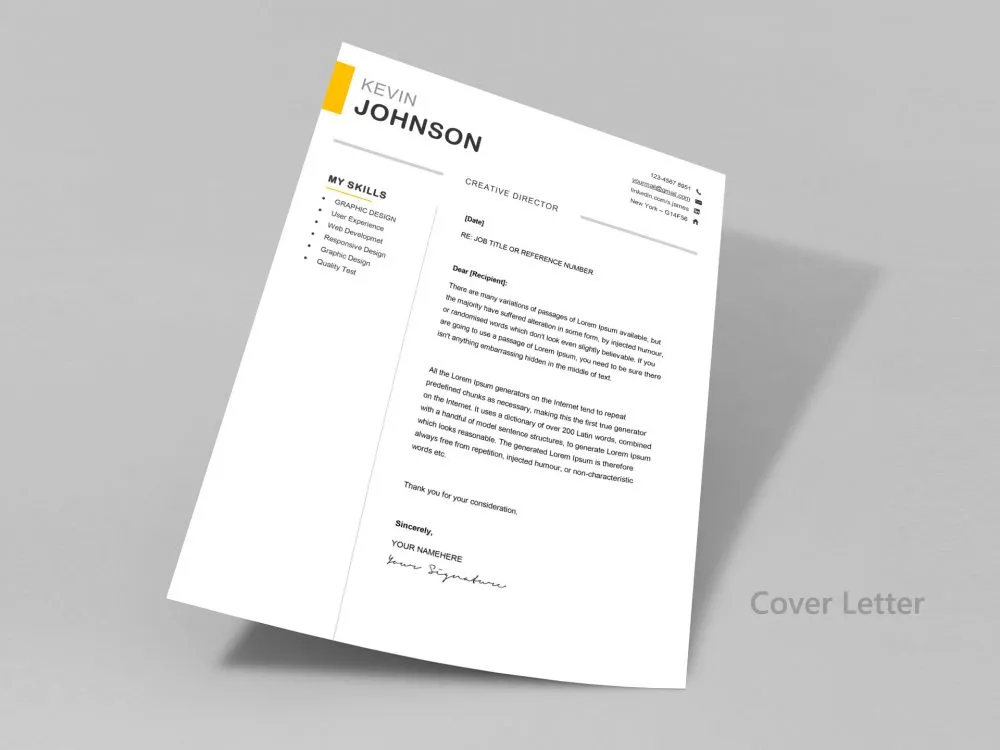 37238 body section cover letter