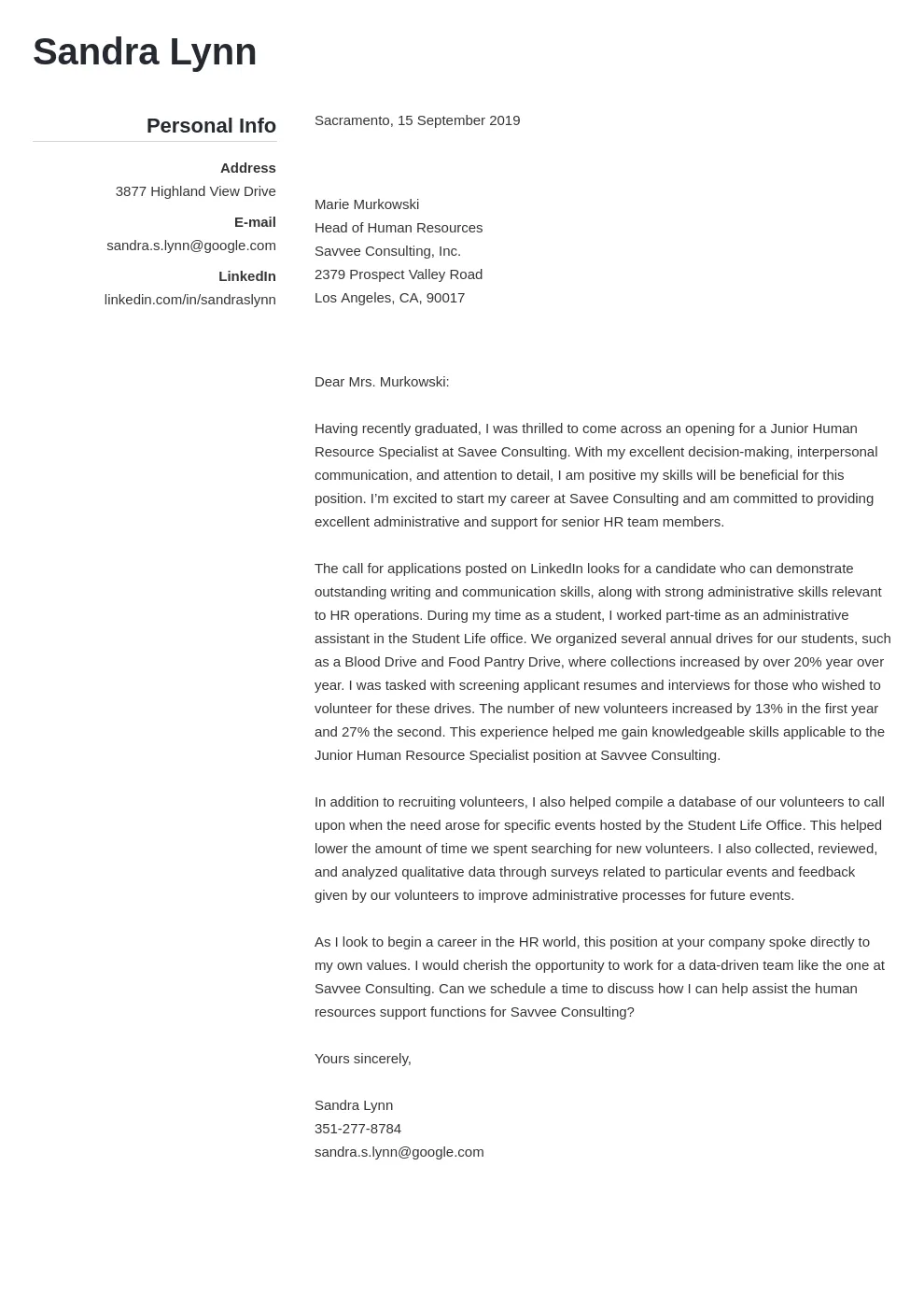 37261 hr cover letter formatting