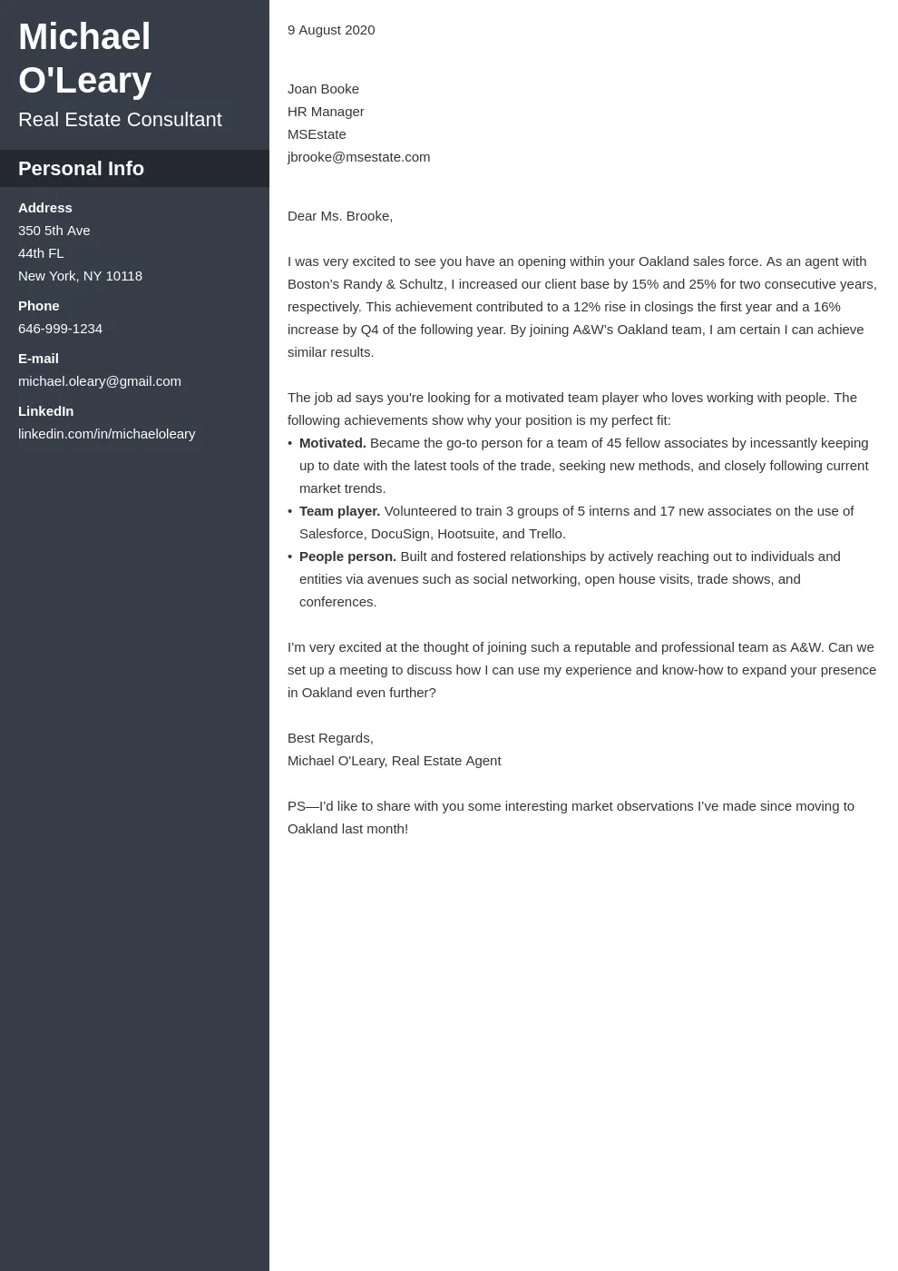 37267 real estate cover letter 5