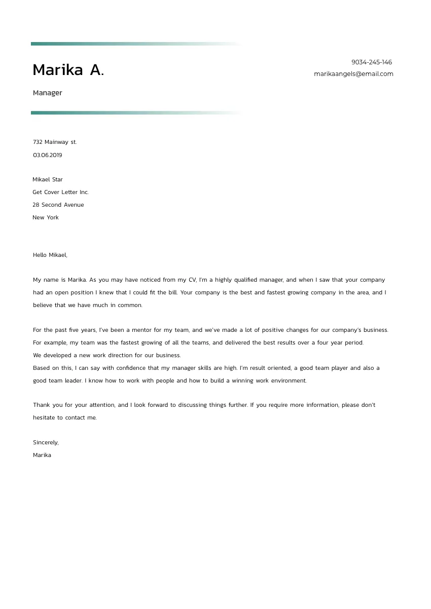 37279 cover letter format