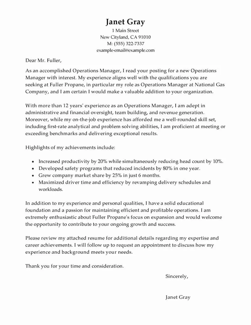 37279 tailored cover letter