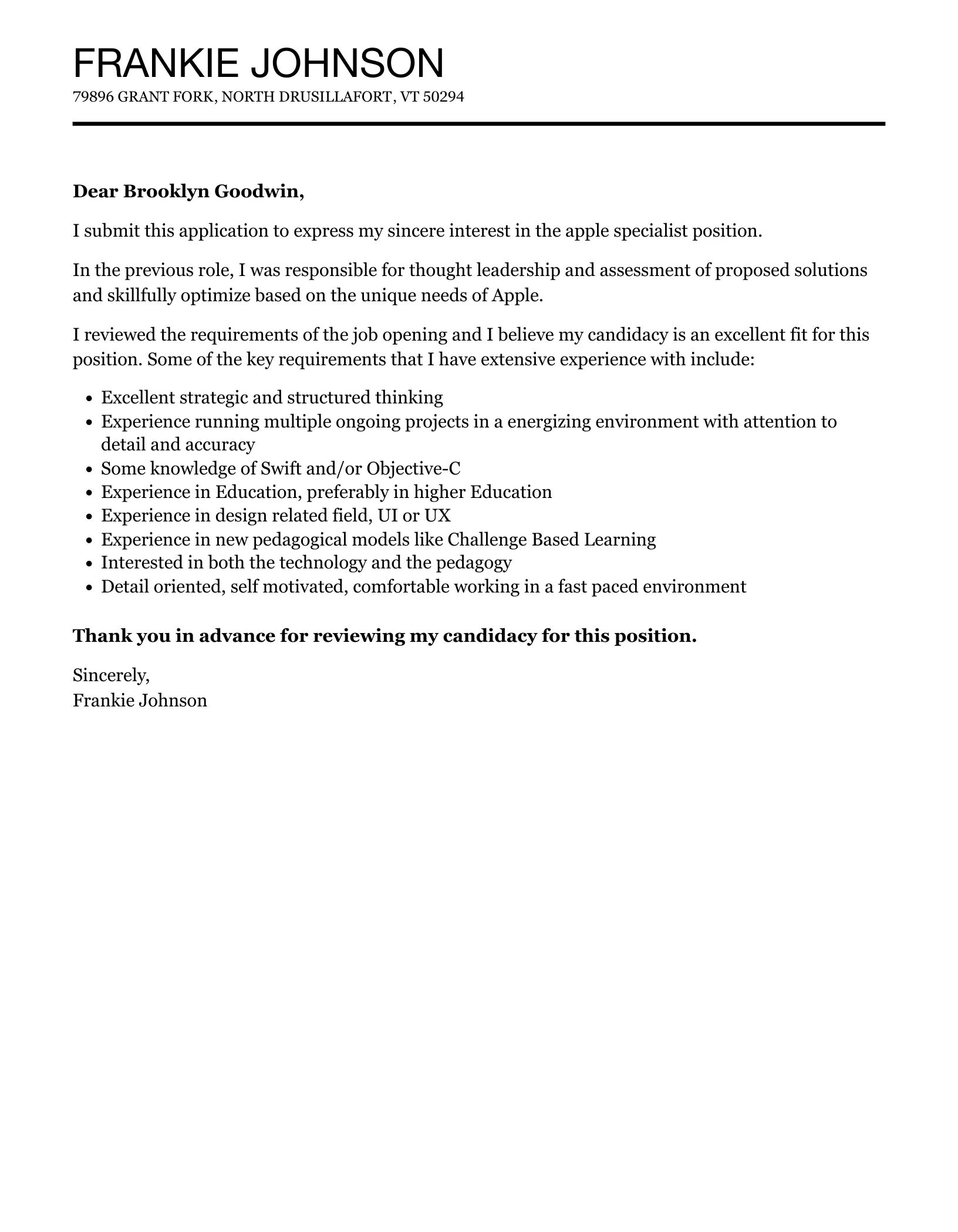 37285 apple specialist job application mistakes