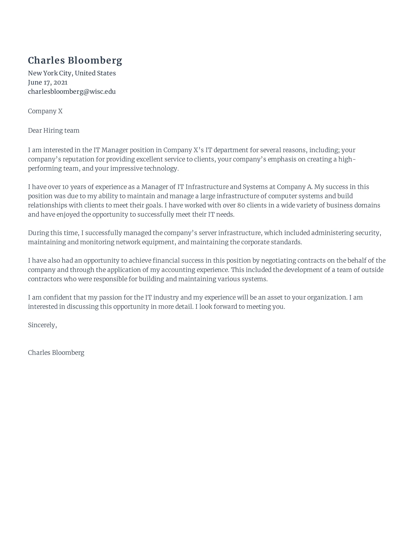 37289 it manager skills