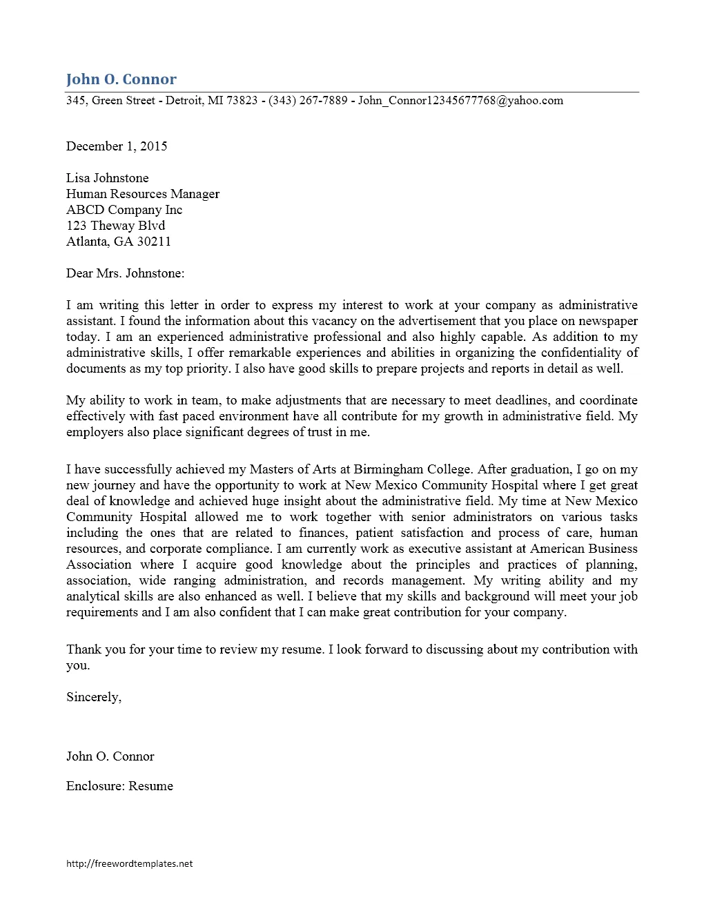 37290 cover letter importance