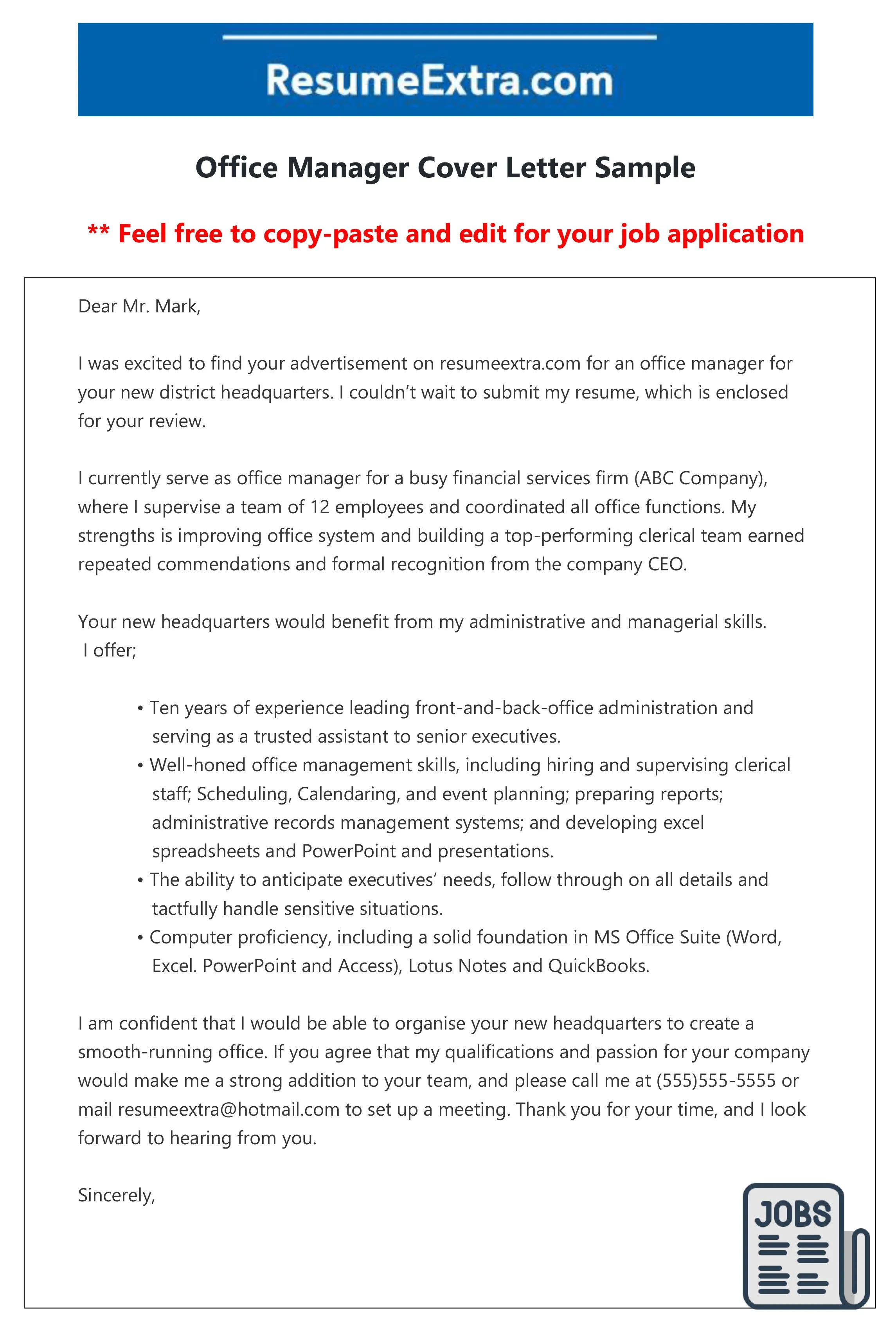 37306 office job cover letter image4