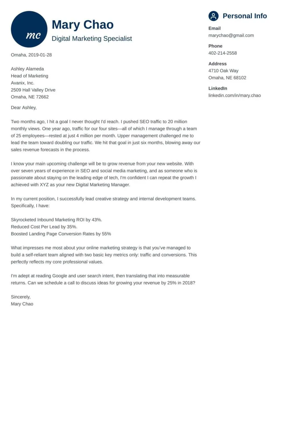 37352 cover letter structure