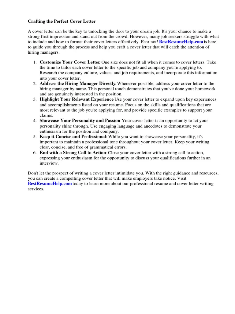 37354 cover letter writing tips