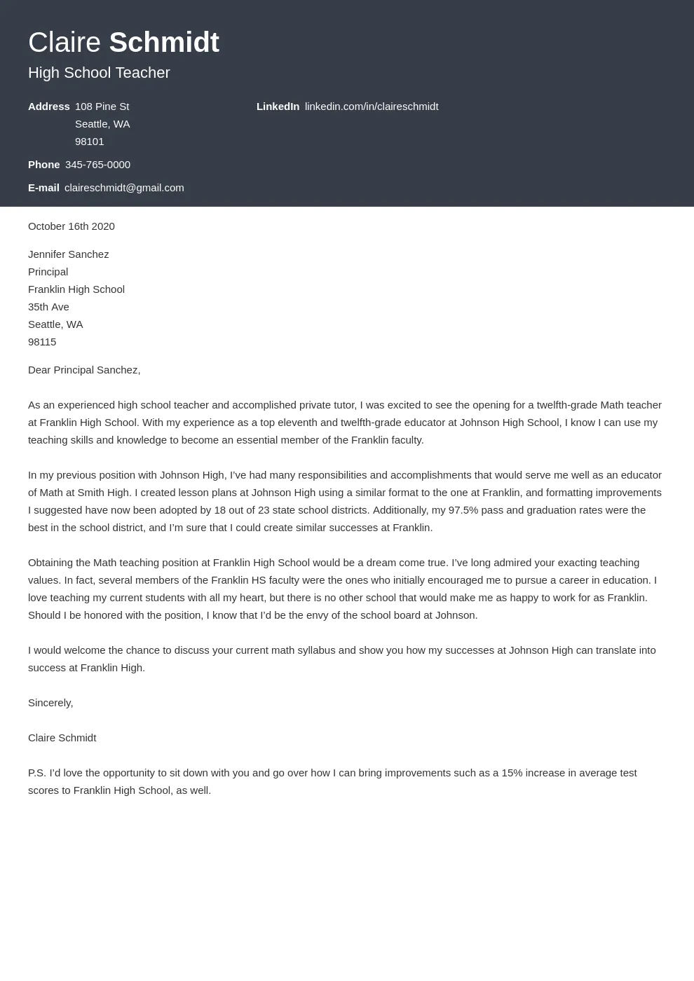 37370 cover letter benefits