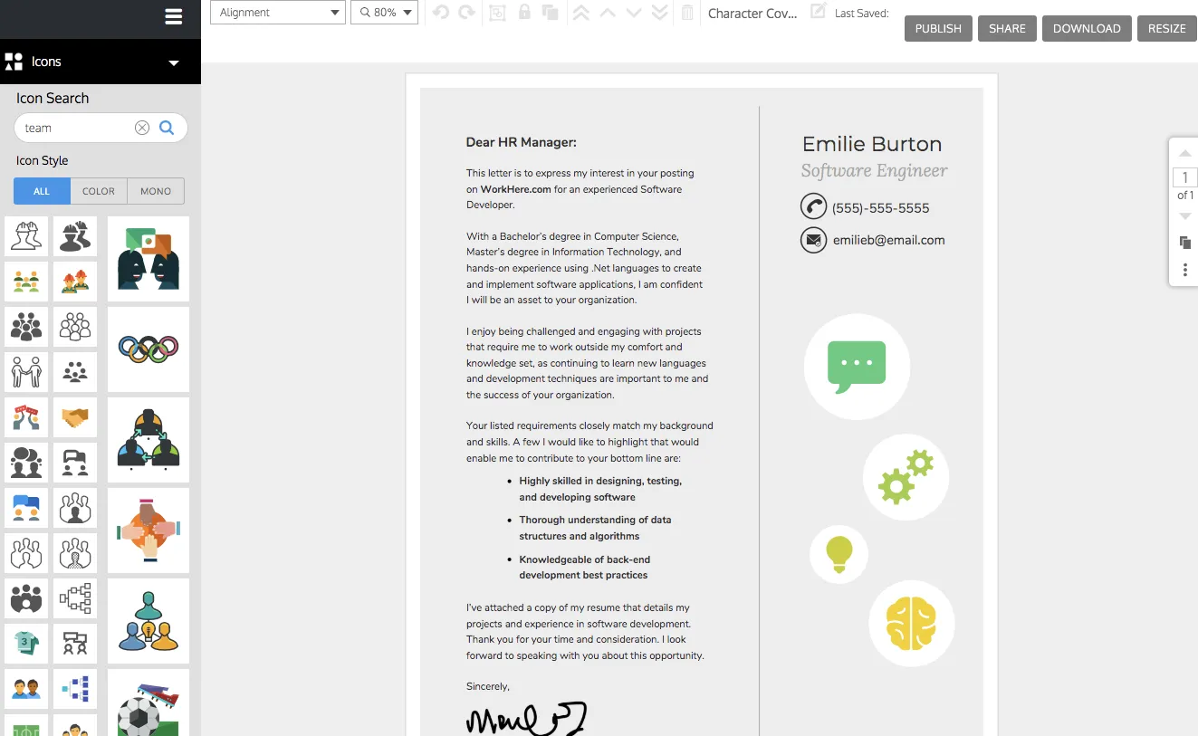 37370 cover letter formatting