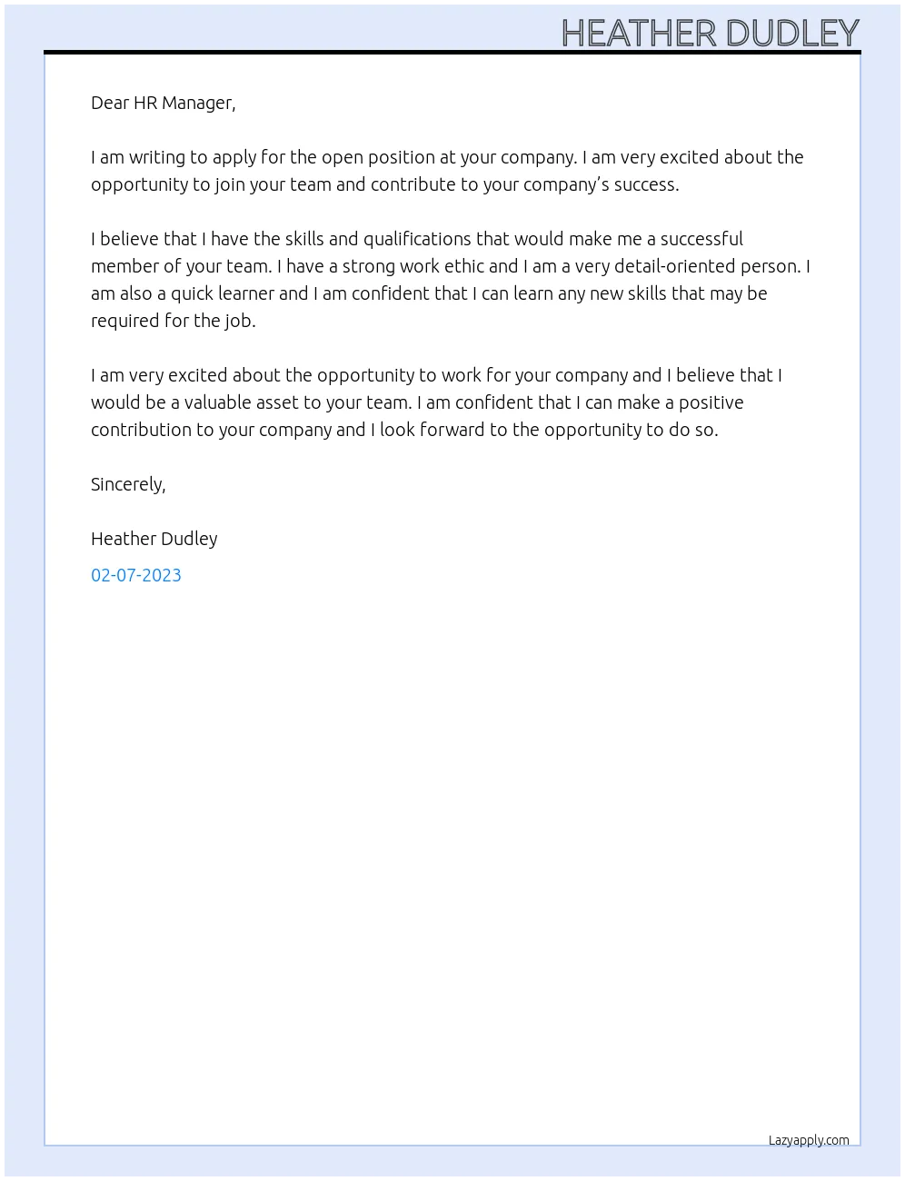 37372 open position cover letter company info