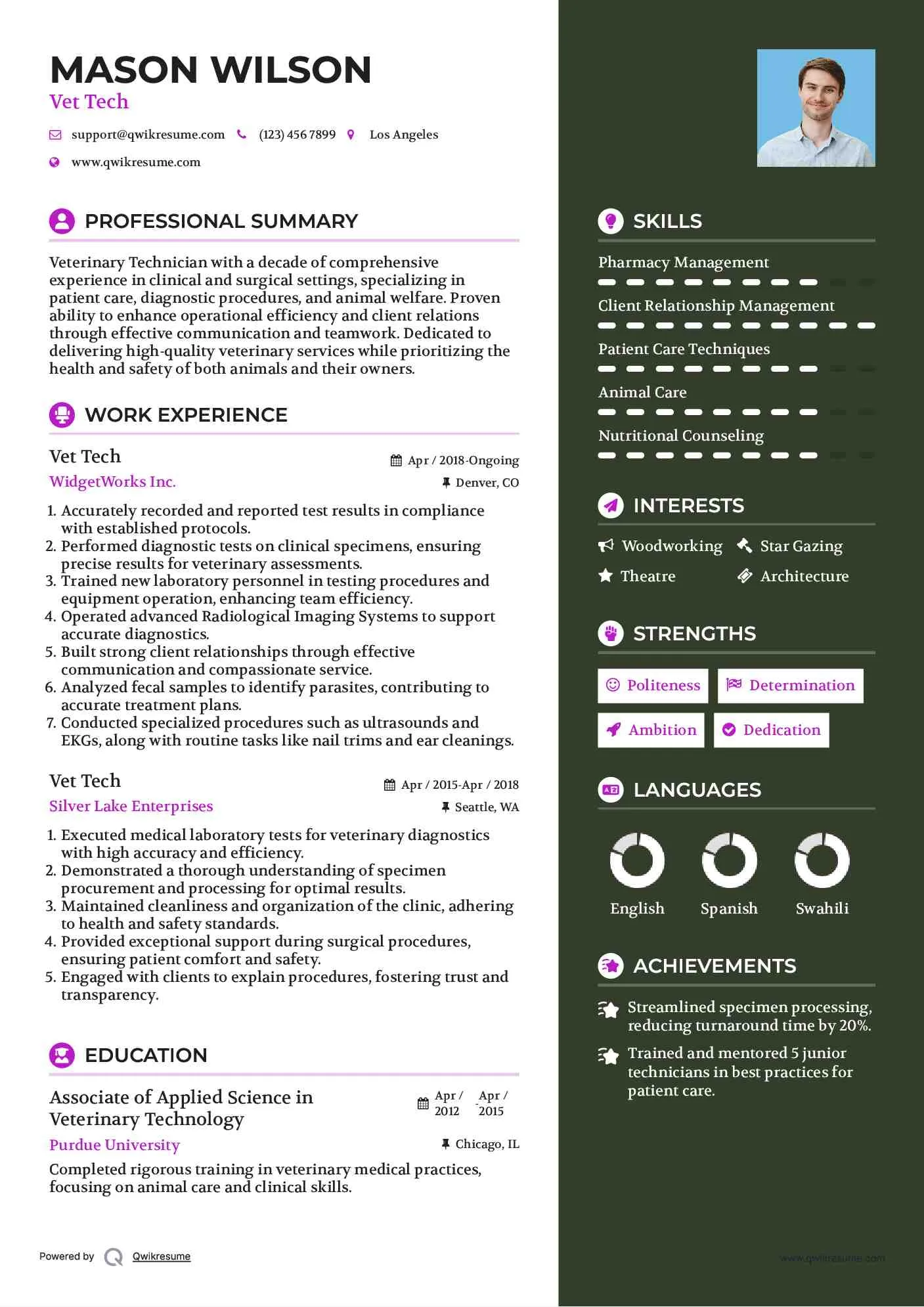 37399 vet tech keywords