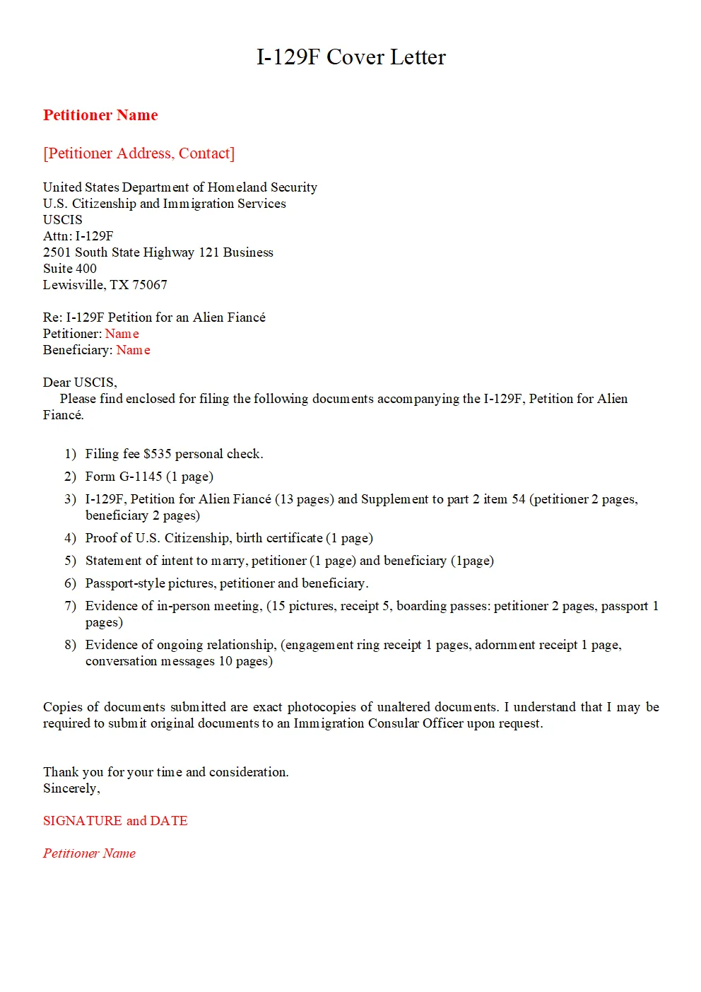 37400 i129f financial support