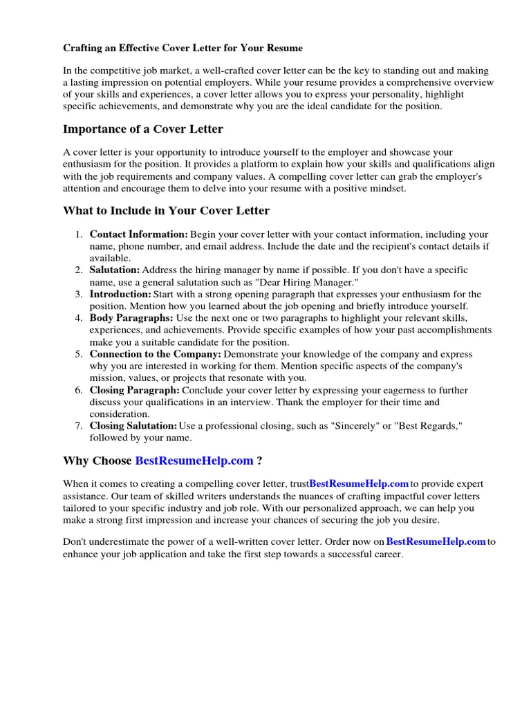 37413 cover letter purpose