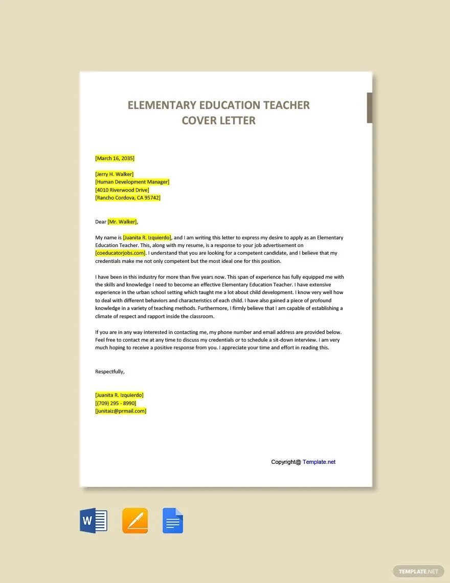 37440 cover letter elementary teacher 6