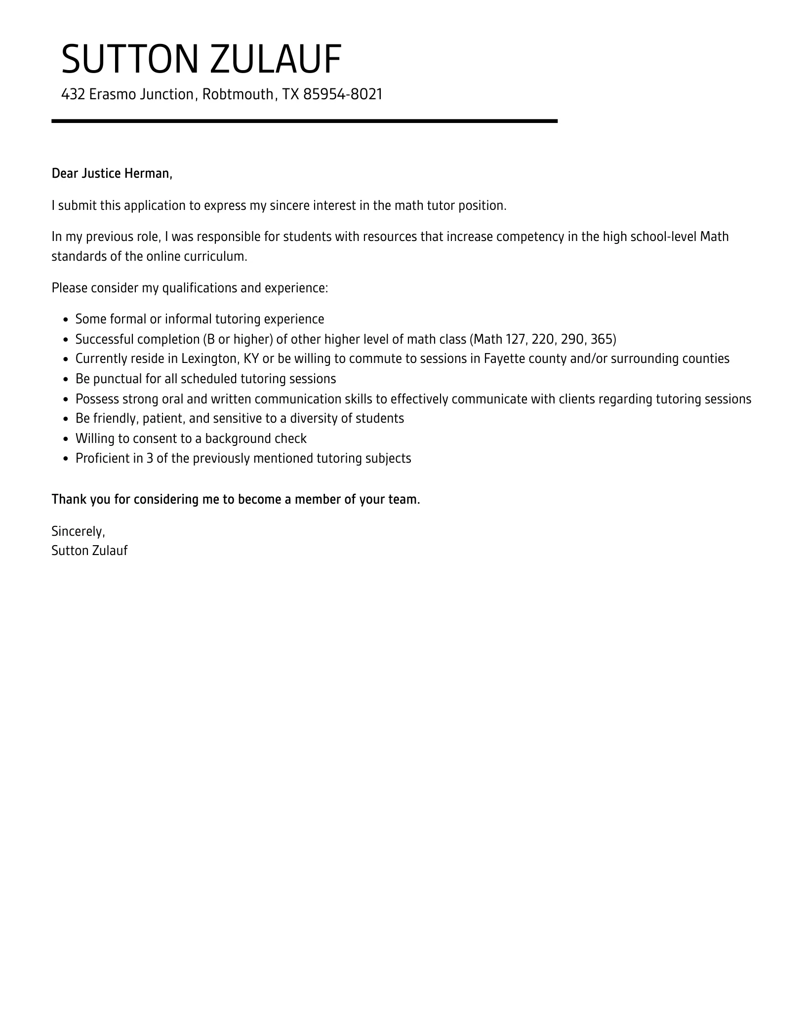 37443 teaching experience