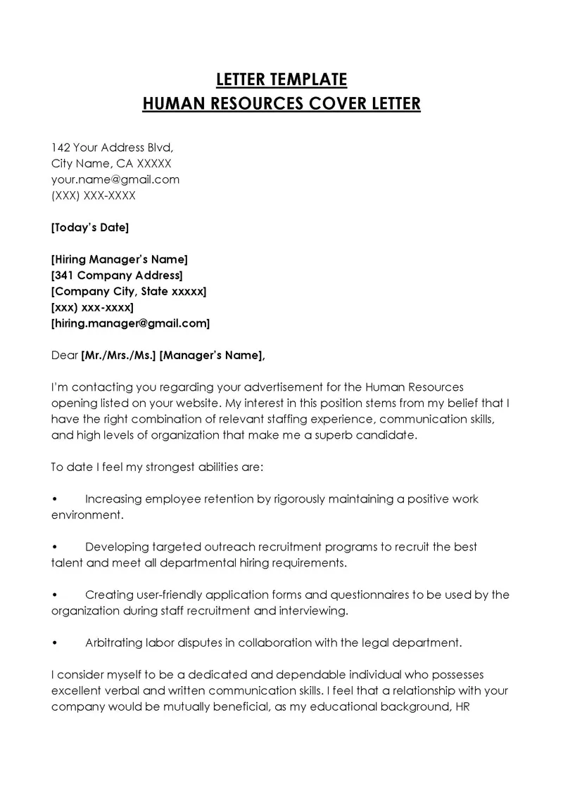 37445 hr cover letter closing