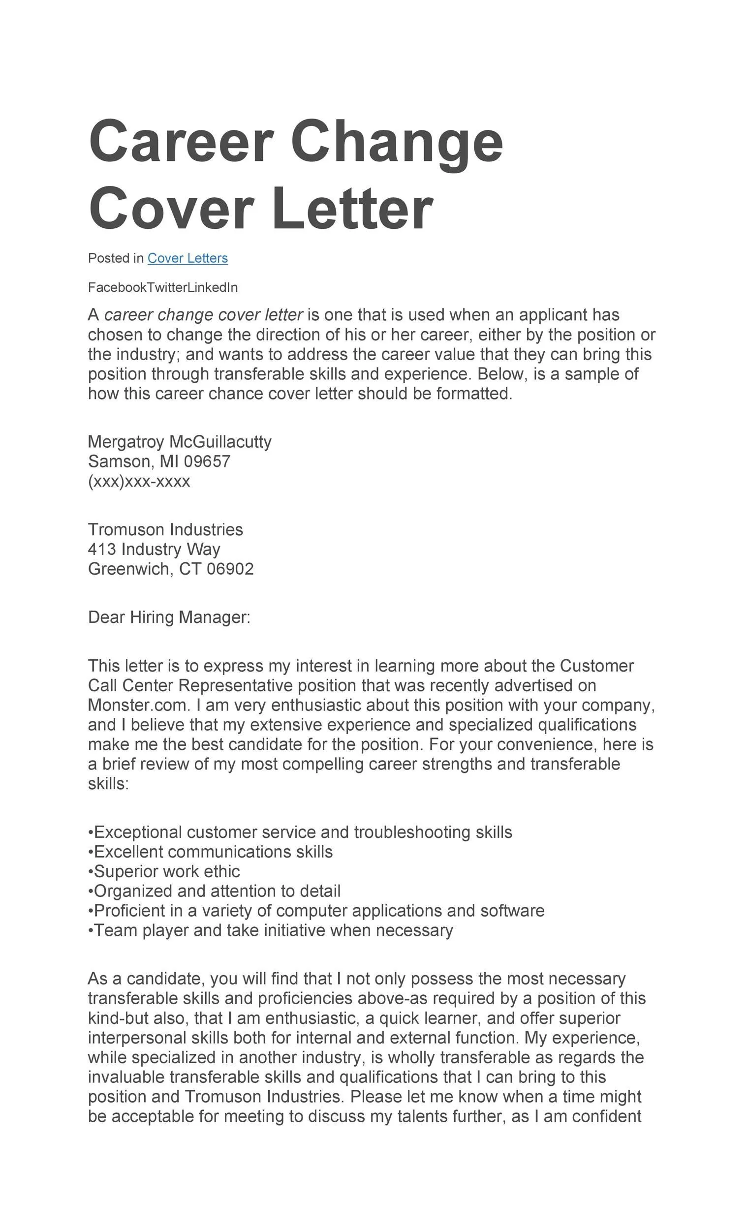 37447 cover letter formatting