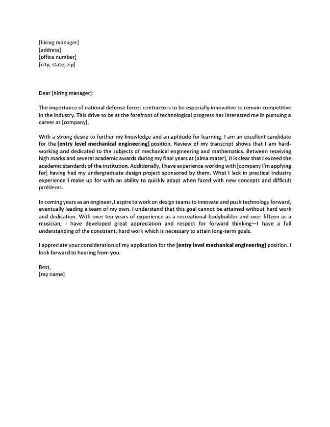 37458 tailoring cover letter