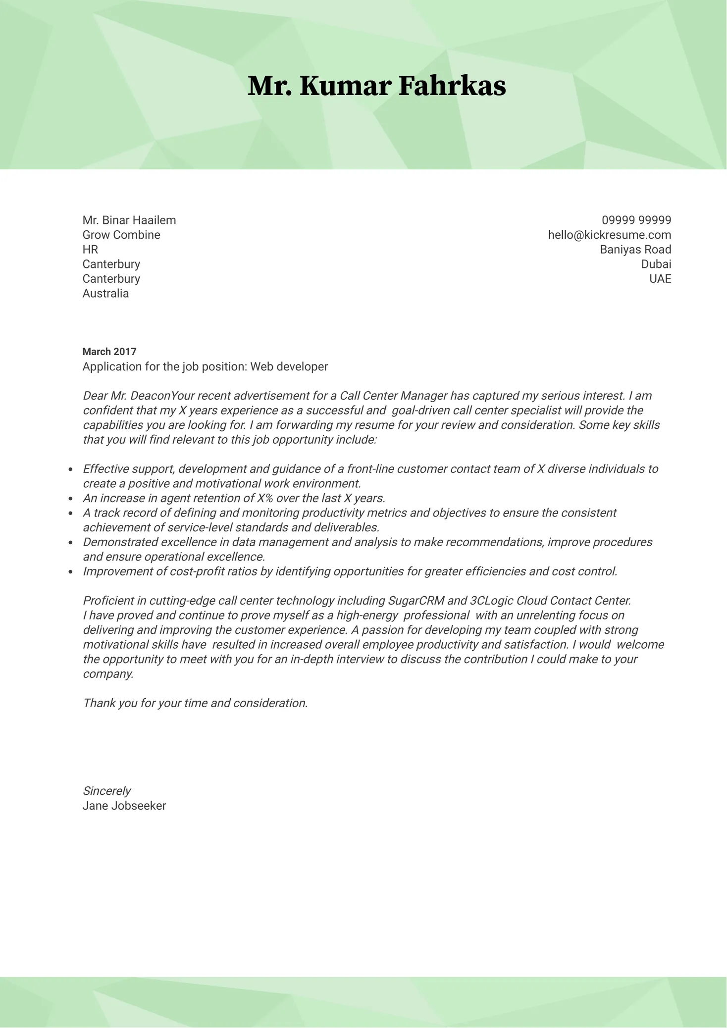 37465 web developer closing