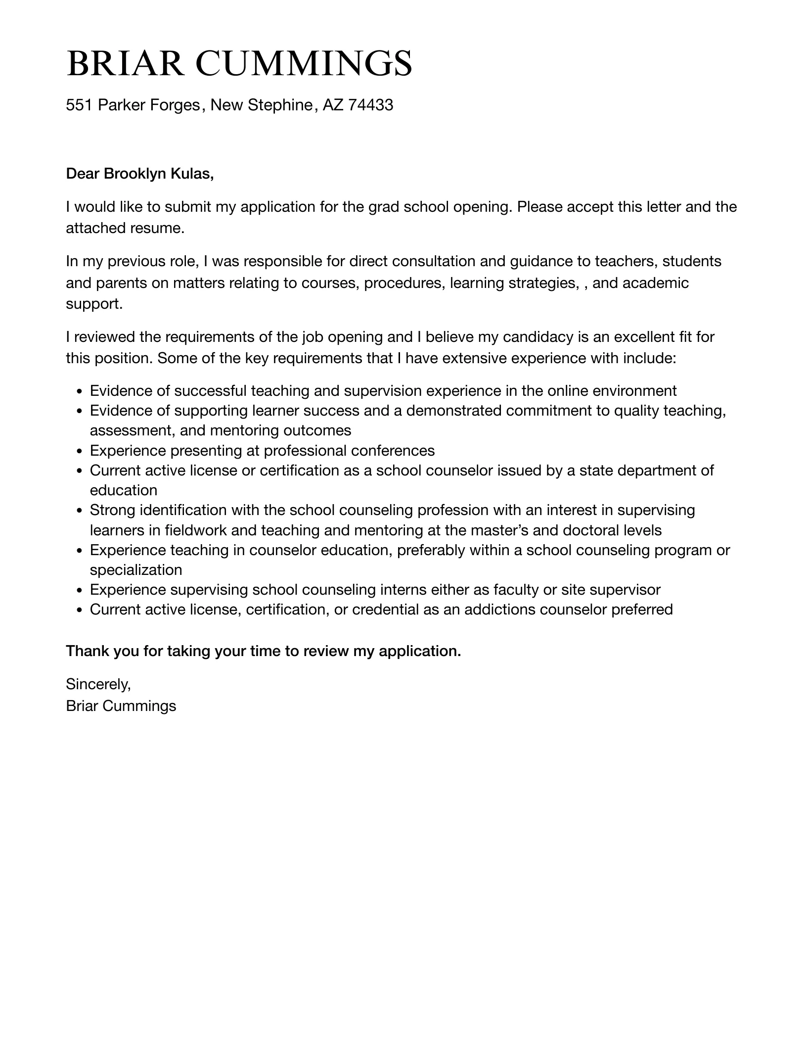 37475 cover letter example